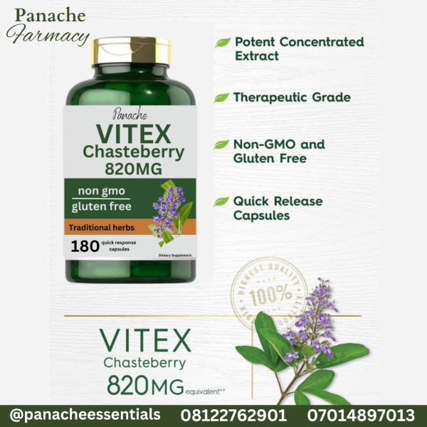 Vitex Chasteberry 820mg - Image 2
