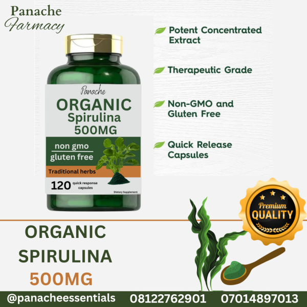 Organic Spirulina 500mg - Image 2