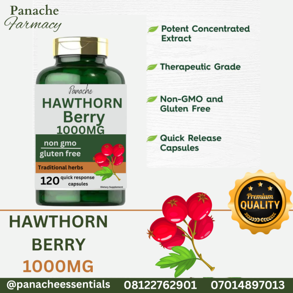 Hawthorn Berry 1000mg - Image 2