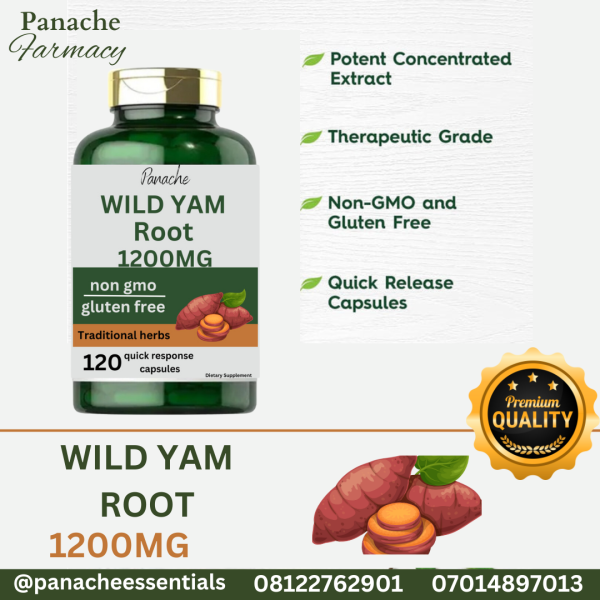 Wild Yam Root 1200mg - Image 2
