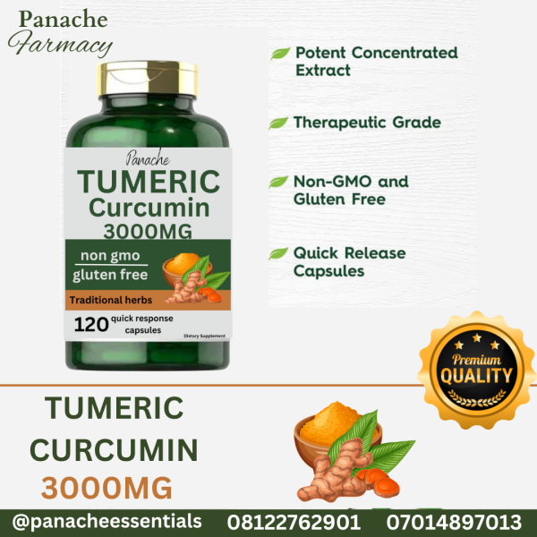 Tumeric Curcumin 3000mg - Image 2